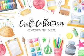 Download Free Illustrations Download Watercolor Craft Collection Free Design Resources