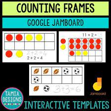 Jamboard is one of my favorite tools for teaching mathematics…especially when it comes to distance learning. Jamboard Math Bundle Counting Frames 10 20 Frame For Distance Learning