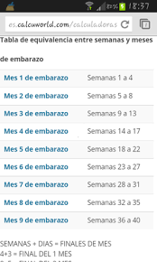 Calculadora De Semanas De Turbacion Como Saber Cuantas Semanas De Embarazo Tienes