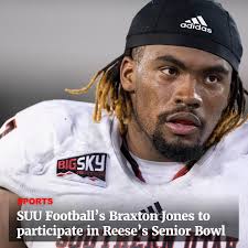 Following an impressive career as the starting left tackle for Southern  Utah University football since the fall of 2018, Braxton Jones has his  sights set