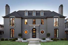 Because gray siding comes in so many different tones with underlying hues, it works well on a huge variety of properties. Dark Grey Brick Homes Novocom Top