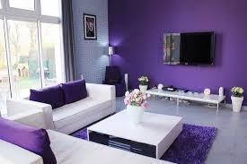 Fun purple furniture and purple decor ideas! White Purple Living Room Cute Living Room Purple Living Room Living Room Color