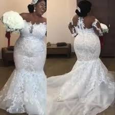 Women's mermaid wedding dress plus size wedding gowns for bride cap sleeve beaded bridal gowns qu62. Amazing African Mermaid Wedding Dresses Luxury Beaded Lace Appliques Long Sleeve Bridal Gowns Sexy Sheer Plus Size Wedding Gowns Wedding Dresses Aliexpress