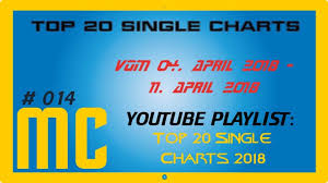 Top 20 Single Charts Vom 04 April 2018 11 April 2018