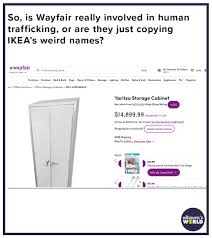New and used items, cars, real estate, jobs, services, vacation rentals and more virtually anywhere in winnipeg. Conspiracy Theorists Accuse Wayfair Of Selling Missing Children Online 15 Pics Funny Gallery