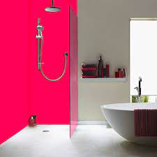 Trims for bathroom panels & shower wall all types & colours pvc end caps, angles. Two Panel Coloured Shower Kit The Plastic People