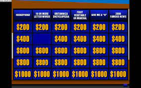 This template makes adding your own questions and answers easy. Free Online Jeopardy