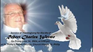 THE FUNERAL SERVICE OF ROBERT CHARLES WORME