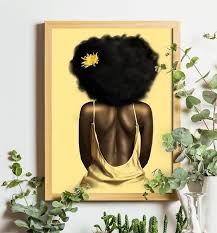 Black And White African American Wall Art Glow African American Wall Art Prints Black Girl Magic Etsy In 2020 African American Wall Art African Wall Art Black Wall Art