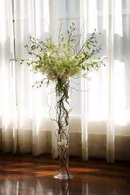Some Of The Tables Will Have Tall Centerpieces Of Overflowing Lemon Lime Hydrangeas Tall Vase Centerpieces Tall Centerpieces Tall Vase Wedding Centerpieces