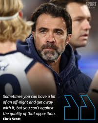 Chris Scott called Friday night's loss 'a disaster'