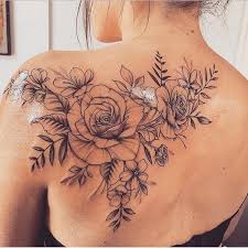 Pin By Anne On Tattoo S Shoulder Tattoos For Women Floral Back Tattoos Tattoos For Women Flowers