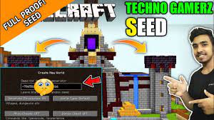 If you're playing ssp, the app is able to fetch the seed from your savegame. Techno Gamerz World Seed How To Enter Techno Gamerz Minecraft World Server Full Proof Trick Youtube