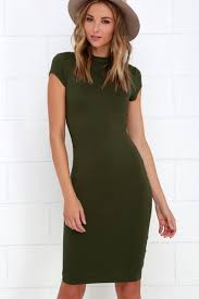 We have everything you are looking for! 15 Best Olive Green Bodycon Dress Outfit Ideas Fmag Com