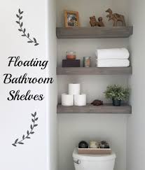 Every bathroom needs a good set of shelves to store all these fundamentals, but you don't have to empty your piggy bank for them. Floating Shelves Bathroom Small Trendecors