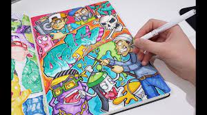 Maybe you would like to learn more about one of these? Epic Graffiti Style Doodle Youtube