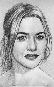Kate Winslet Portrait Sketches Hand Drawn Portraits Celebrity Drawings