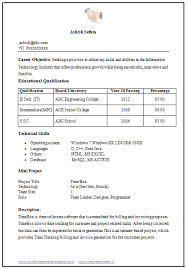 application form cv application format