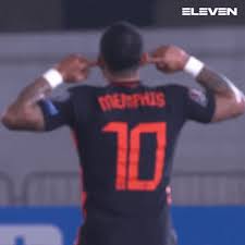 Van persie's celebration vs arsenal. Memphis Depay Celebration Gif By Elevensportsbe Find Share On Giphy