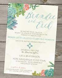 22 Gorgeous Succulent Wedding Invitations Wedding Invitations Succulent Wedding Southwest Wedding