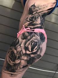 Pin By Jack Pytleski On Kobiece In 2021 Thigh Tattoos Women Rose Tattoos For Women Hip Tattoos Women