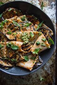 Pasta With Grilled Eggplant Smoky Tomato Sauce And Basil Walnut Pistou Heather Christo In 2020 Vegetarian Pasta Recipes Healthy Recipes Food