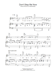 'cause i'm having a good time having a good time. Don T Stop Me Now Sheet Music To Download