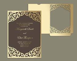 Download Templates Paper Party Supplies Floral Wedding Invitation Svg Template Peonies Pocket Envelope Half Fold Card Silhouette Cameo Cricut Laser Cut Design