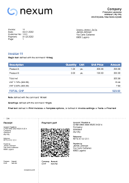 Rechnungen mit daten aus excel in word als serienbrief erstellen. Ch10 Layout Mit Schweizer Qr Code Banana Banana Buchhaltung Software