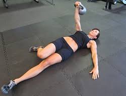 Extended Range One Arm Kettlebell Floor Press Instruction Video Kettlebell Workout Videos Exercise