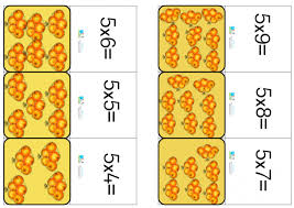 Juego De Cartas Tabla Del 5 Aula Pt Tabla Del 5 Juegos De Cartas Tablas De Multiplicar