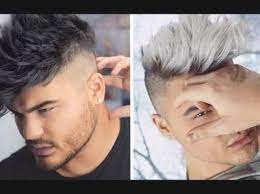 How To Black To Silver White Ombre Hair For Men Youtube Men Hair Color White Ombre Hair Silver Hair Men