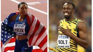 The 33 year old track star currently has nine medals among four games, making her the most awarded female track and field athlete in the world. Usa S Allyson Felix Broke Usain Bolt S World Championships Gold Medal Record Bgtv