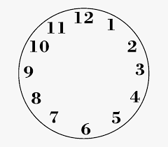 An ideal task for young students. Blank Clock Templates For Teaching Time Clock Black And White Hd Png Download Transparent Png Image Pngitem
