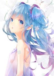Résultat de recherche d'images pour "anime girl with blue hair"