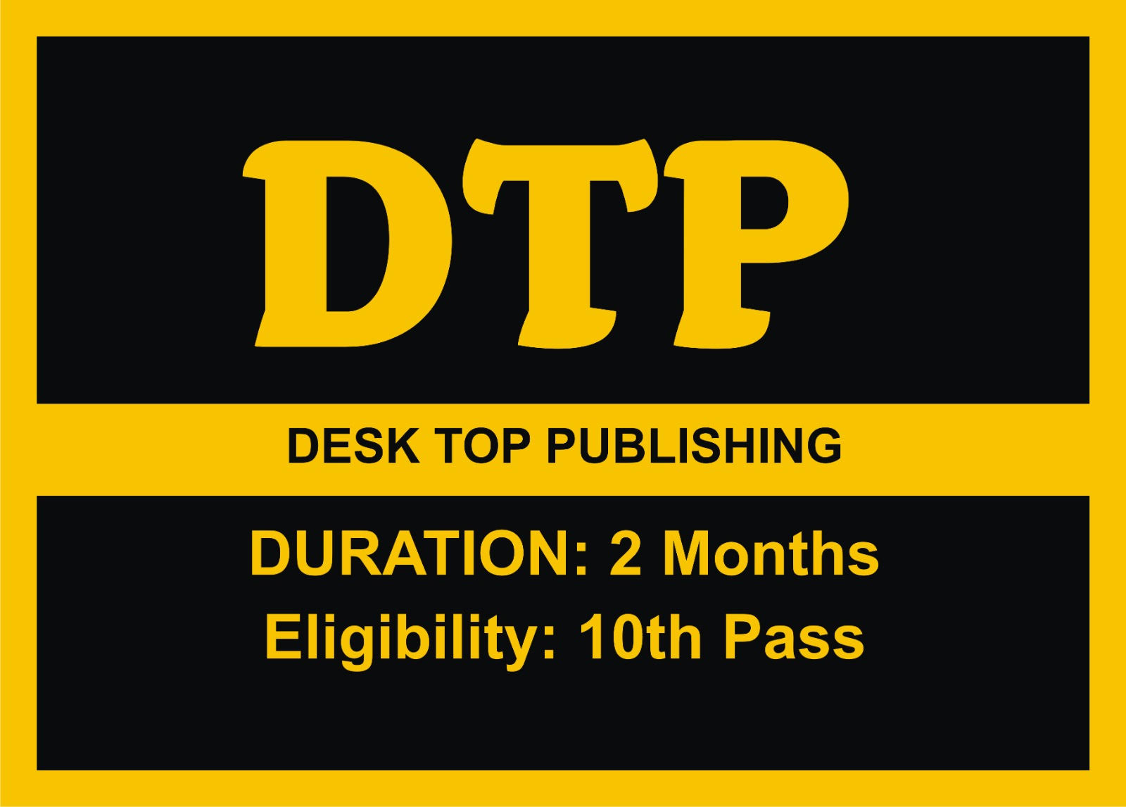 DTP Operator Course product image