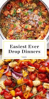 These Easy Drop Dinners Practically Make Themselves Recipes Dinner Cooking Recipes