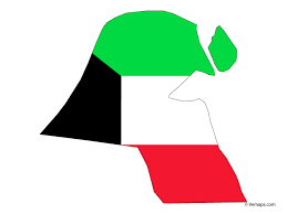 Flag Map Of Kuwait Free Vector Maps Map Vector Vector Free Kuwait