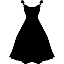Dress Long And Black Shape Free Vector Icons Designed By Freepik Black Long Sleeve Dress Black Dress Belts Black Dress