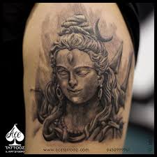 Which give this tattoo a 3d look at last. Shiva Sculpture 3d Tattoo Ace Tattooz