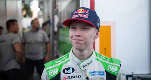 Keskeytys kolmannessa rallissa peräjälkeen ärsytti. Kalle Rovanpera I Know That I M Fast Skoda Motorsport