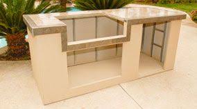 Outdoor Kitchen And Bbq Island Kit Photo Gallery Outdoor Kitchen Island Outdoor Kitchen Countertops Outdoor Kitchen