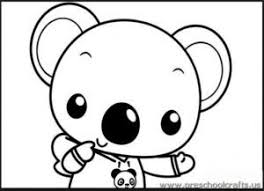 Koala Coloring Pages For Preschool Preschool And Kindergarten Cute Coloring Pages Kai Lan Coloring Books