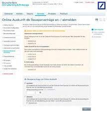 März 2017 die zertifizierungsstelle des bundeszentralamts für steuern stellt eine vielzahl von informationen zur verfügung, die regelmäßig aktualisiert werden. Deutsche Bank Bausparen Anleitung Zur Freischaltung Eines Bausparvertrages Im Onlinebanking Der Deutschen Bank Pdf Kostenfreier Download