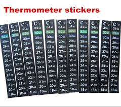 5pcs Thermometer Strip Stick On Change Color Temperature Sticker Adhesive Sticky Scale Aquarium Fish Tank Fish Tank Thermometer Temperature Aquarium Fish Tank