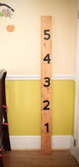 Diy Ruler Growth Chart Growth Chart Ruler Diy