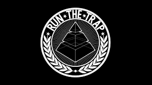 Our fan clubs have millions of wallpapers from everything you're a fan of. Download Wallpaper Minimalism White Pyramid Wallpaper Black Logo Black White Wallpapers Minimalism Music Genre Trap Logotype Pyramid Trap Run The Trap Section Music In Resolution 1920x1080