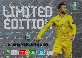 3 andriy yarmolenko (fwr) ukraine 6.0. 2020 Panini Adrenalyn Xl Uefa Euro 2020 Limited Edition Andriy Yarmolenko Ukraine Mike S Sportscards
