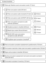 Image result for Concussion Symptom Checklist
