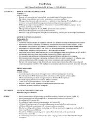 stock manager resume samples velvet jobs
